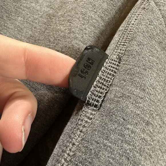 Y2K Oakley Icon Crewneck Sweatshirt Size L Performance Pullover Gray Stretch - Picture 5 of 9